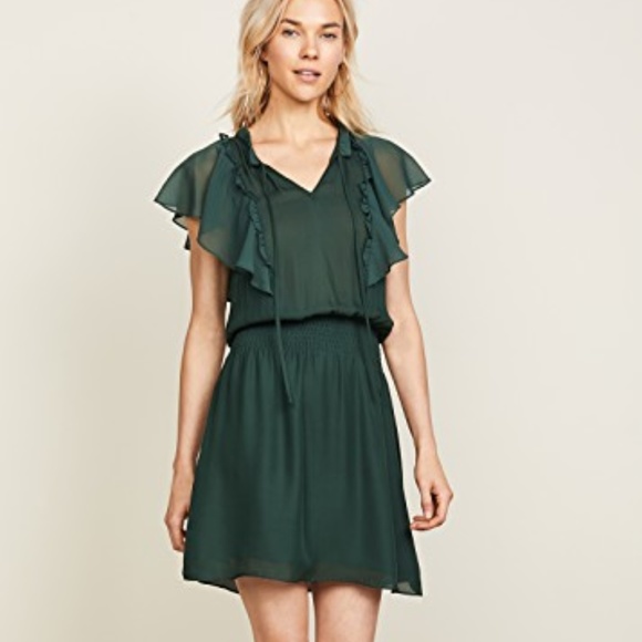 Parker Dresses & Skirts - PARKER Remington Silk Ruffle Dress NWT L